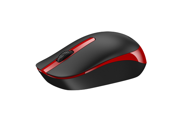 עכבר אלחוטי חברת ג'יניוס Genius-NX-7007-BLACK-RED